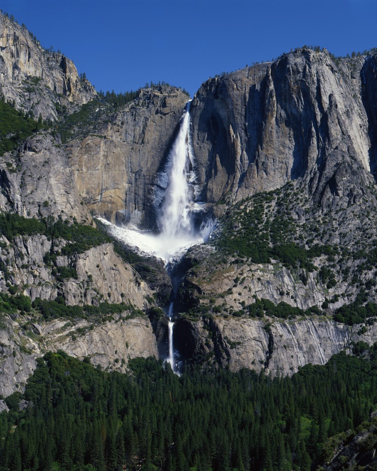 Yosemite Falls in spring, Yosemite National Park, California