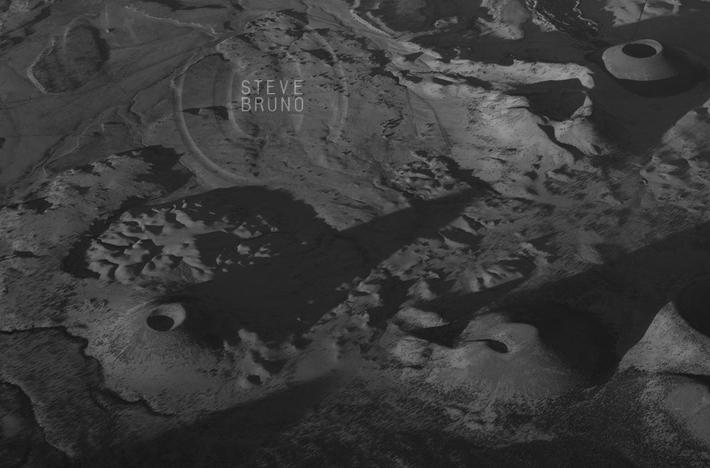 Craters Near Flagstaff, Arizona, aerial, Steve Bruno