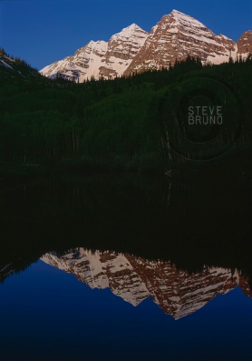 Maroon Bells, Colorado sunrise reflection - Steve Bruno - gottatakemorepix